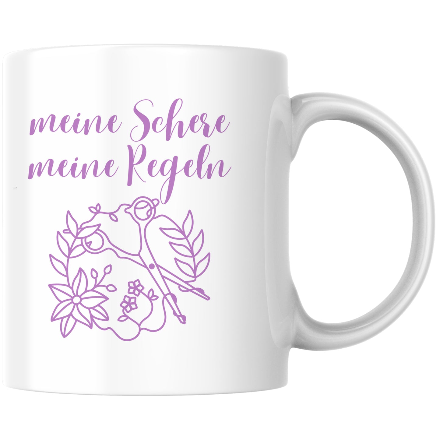 Meine Schere Meine Regeln Friseurin Kaffee Tasse