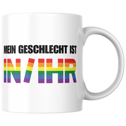 Mein Geschlecht Ist In Ihr Parodie Kaffee Tasse
