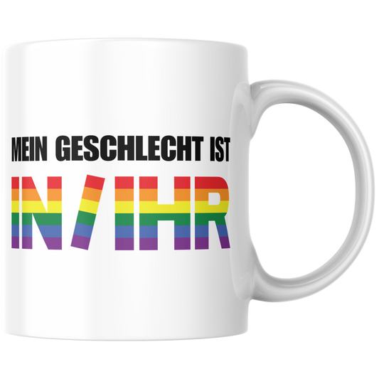 Mein Geschlecht Ist In Ihr Parodie Kaffee Tasse