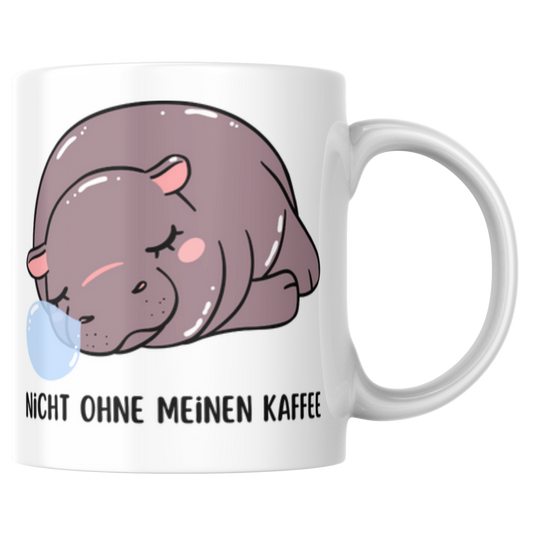 Nicht Ohne Meinen Kaffee Baby Hippo Tasse
