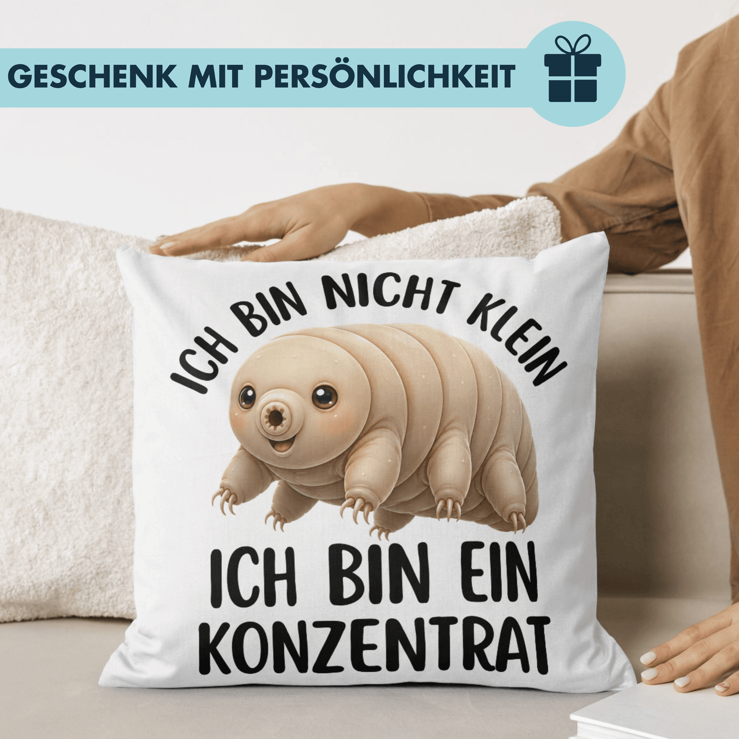 Ich Bin Nicht Klein Ich Bin Ein Konzentrat Deko Kissen
