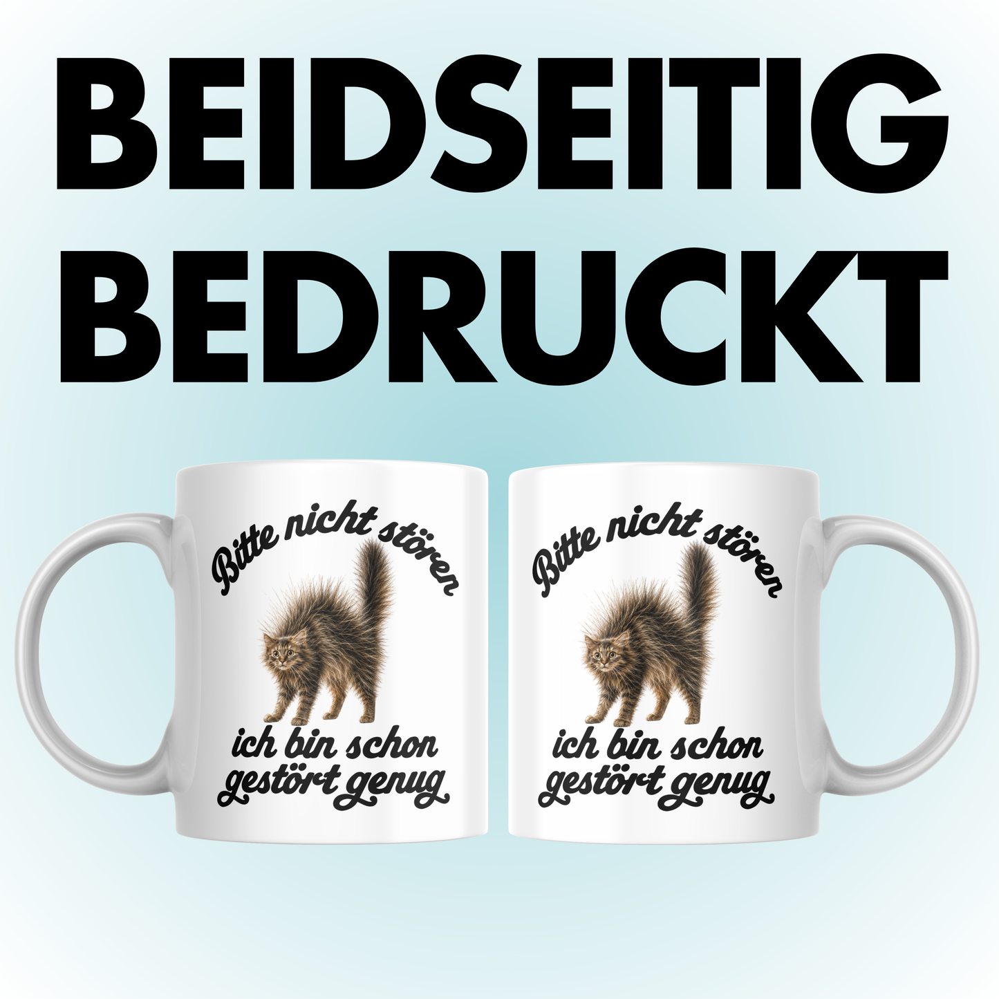 Bitte Nicht Stören Ich Bin Schon Gestört Genug Kaffee Tasse
