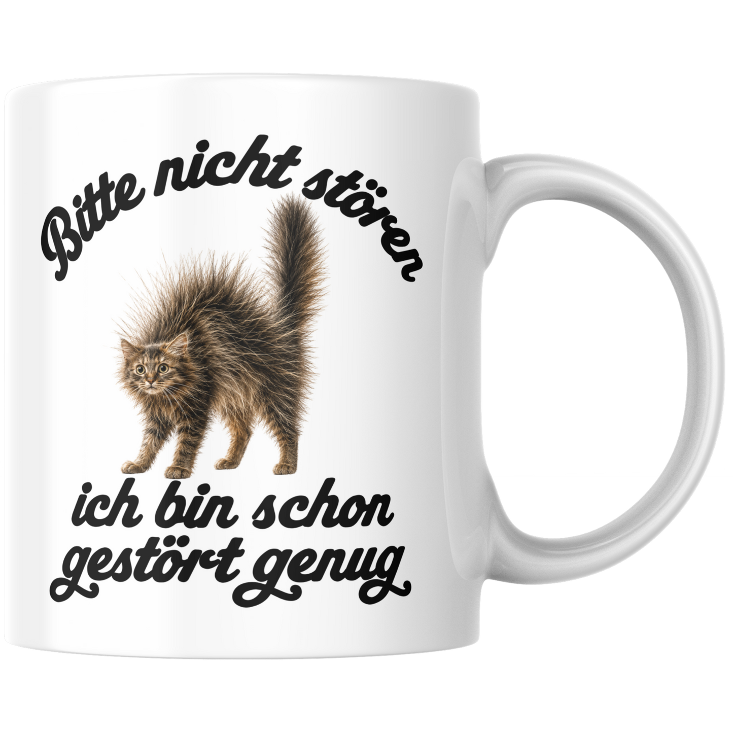 Bitte Nicht Stören Ich Bin Schon Gestört Genug Kaffee Tasse