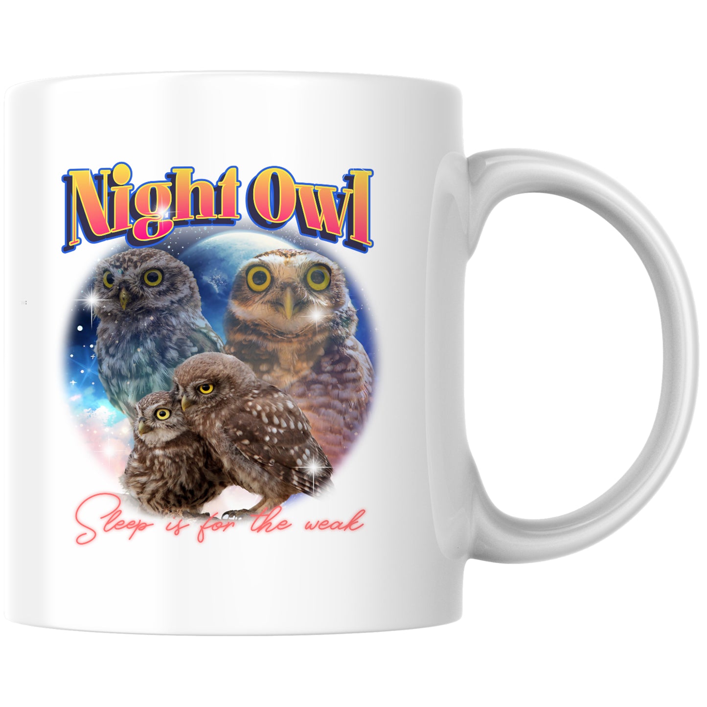 Night Owl Bootleg Eule Kaffee Tasse