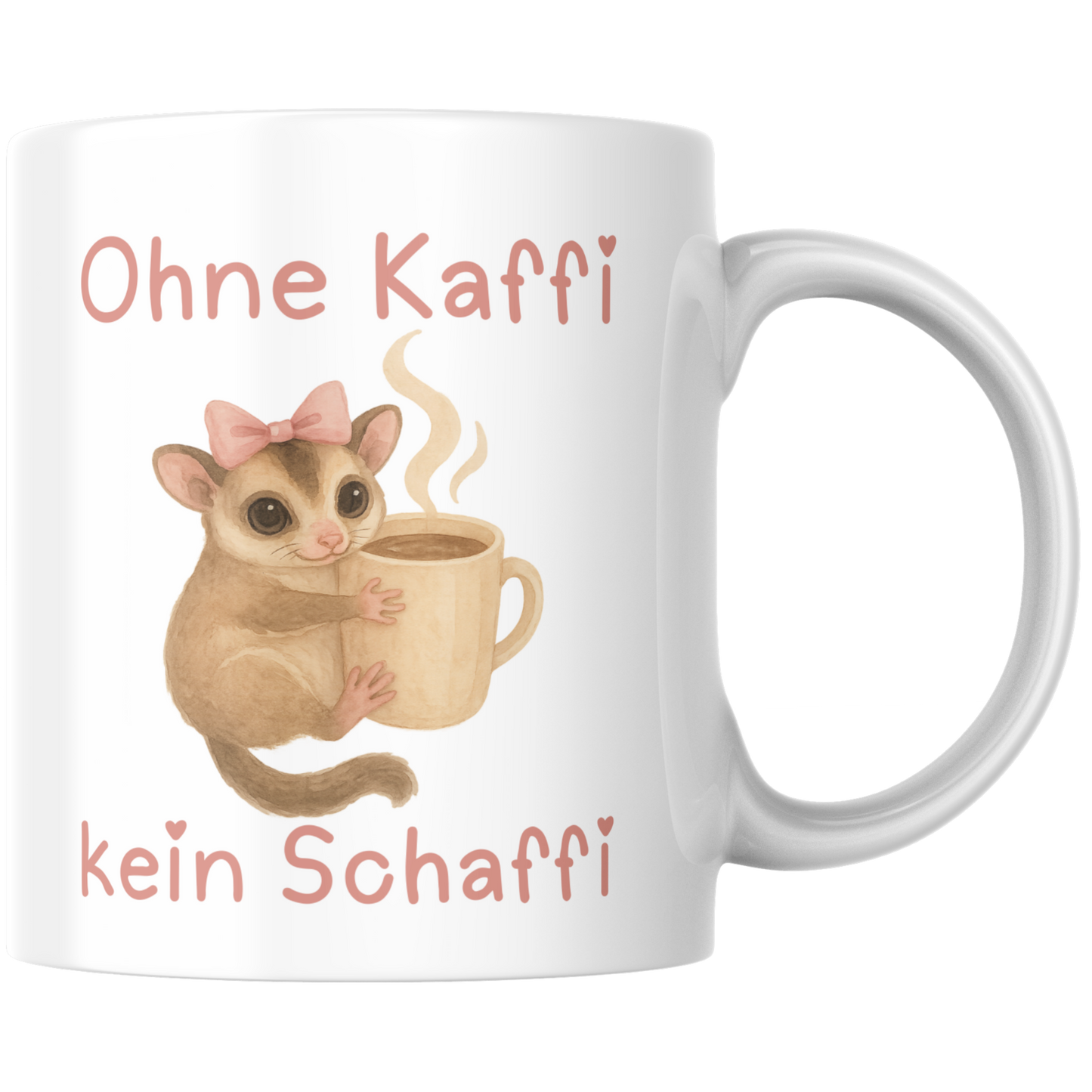 Ohne Kaffi Kein Schaffi Gleithörnchen Kaffee Tasse