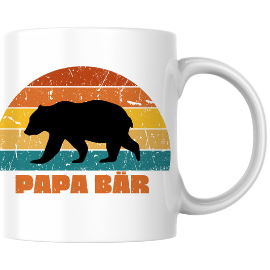 Papa Bär Vatertag Kaffee Tasse