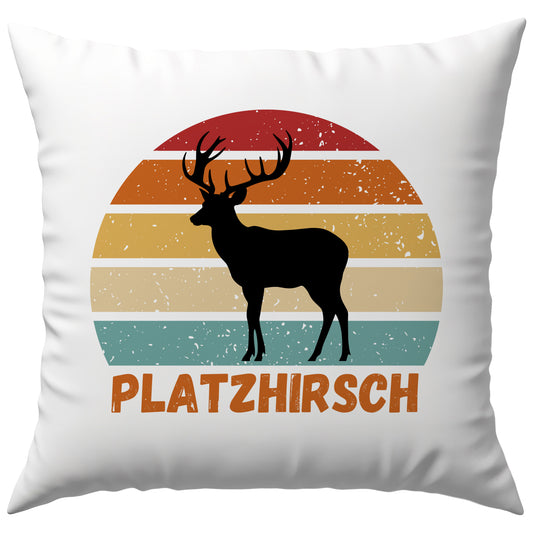Platzhirsch Hirsch Deko Kissen