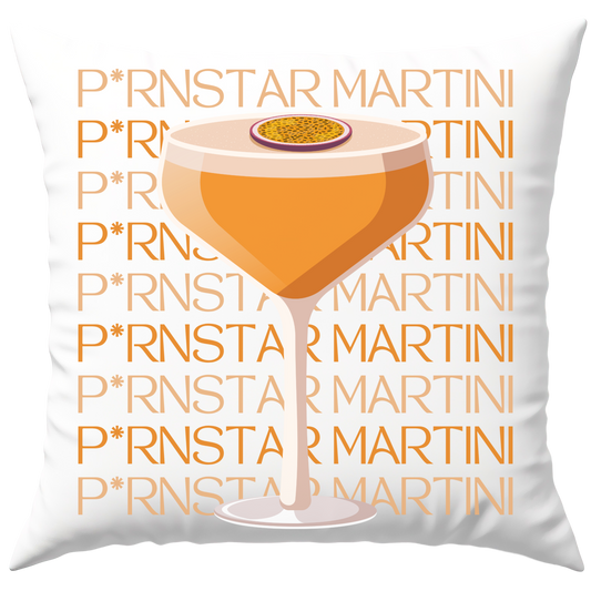 Pornstar Martini Cocktail Deko Kissen