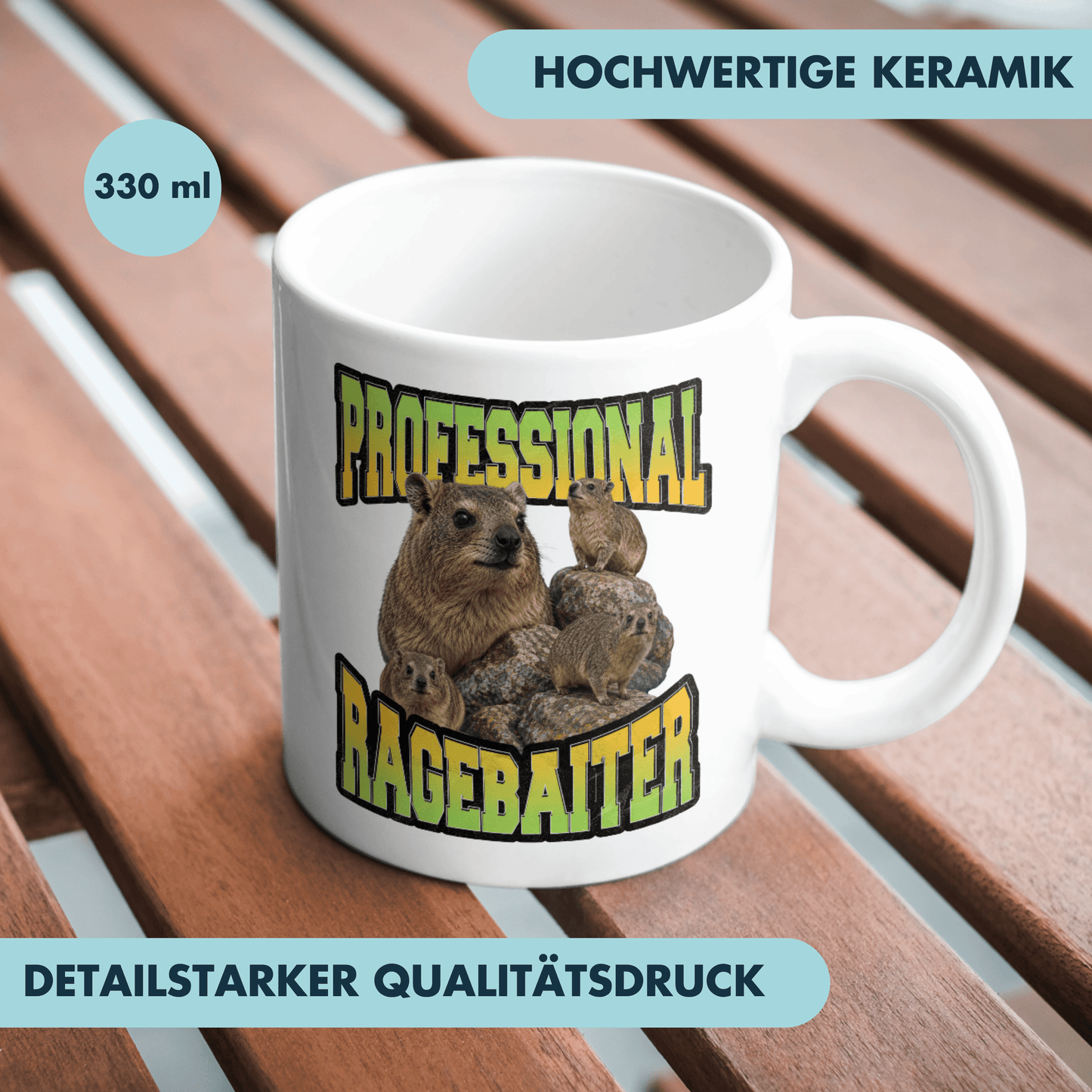 Professional Ragebaiter Hyrax Kaffee Tasse