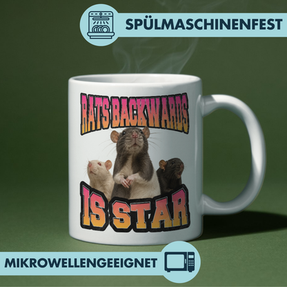 Rats Backwards Is Star Kaffee Tasse
