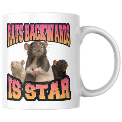 Rats Backwards Is Star Kaffee Tasse