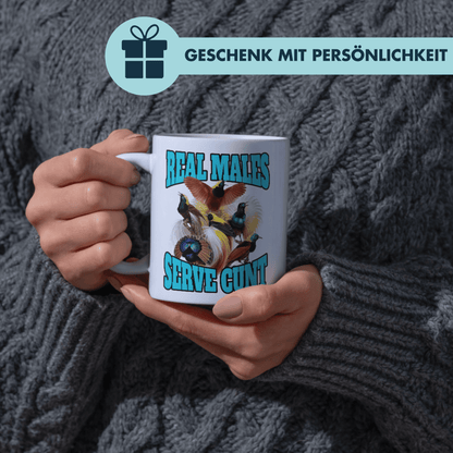 Real Males Serve Cunt Paradiesvogel Kaffee Tasse