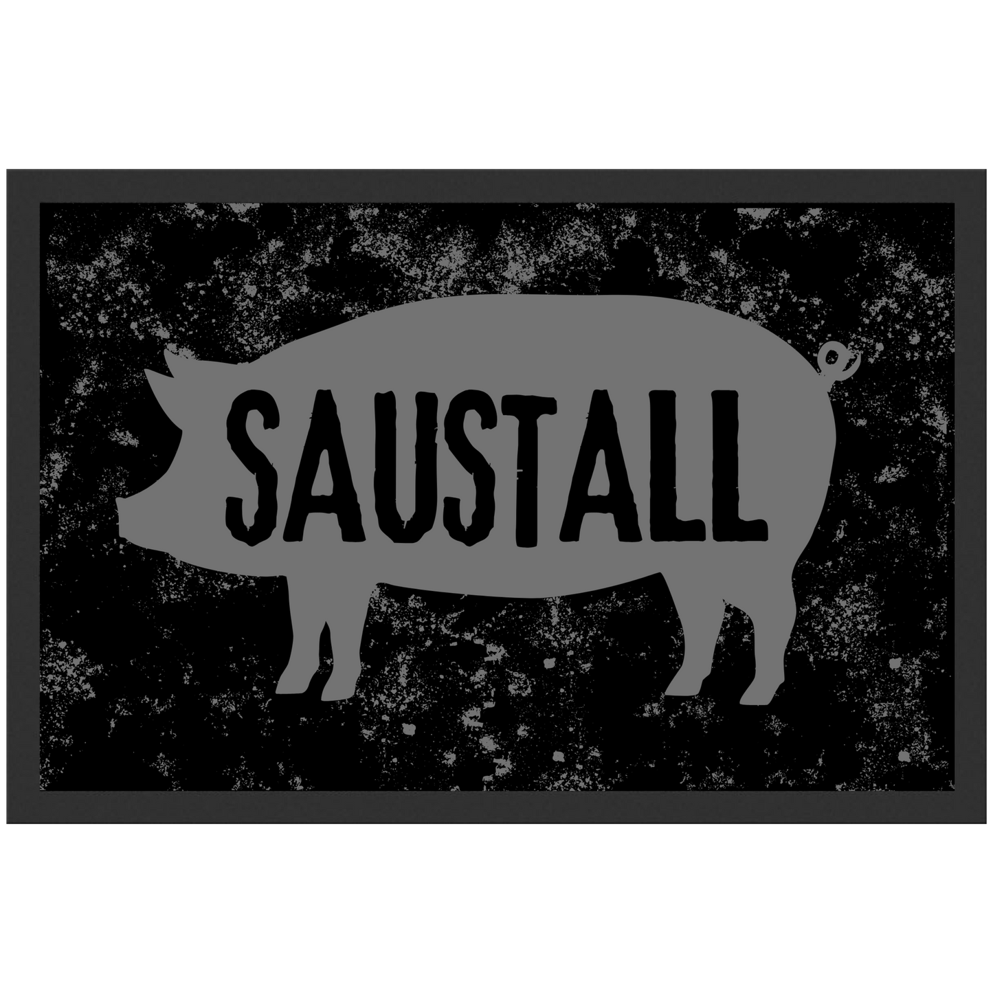 Saustall Unordnung Selbstironie Fußmatte