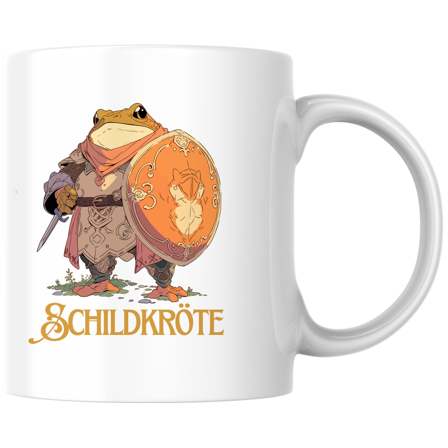 Schildkröte Wortspiel Kröte Mittelalter Kaffee Tasse