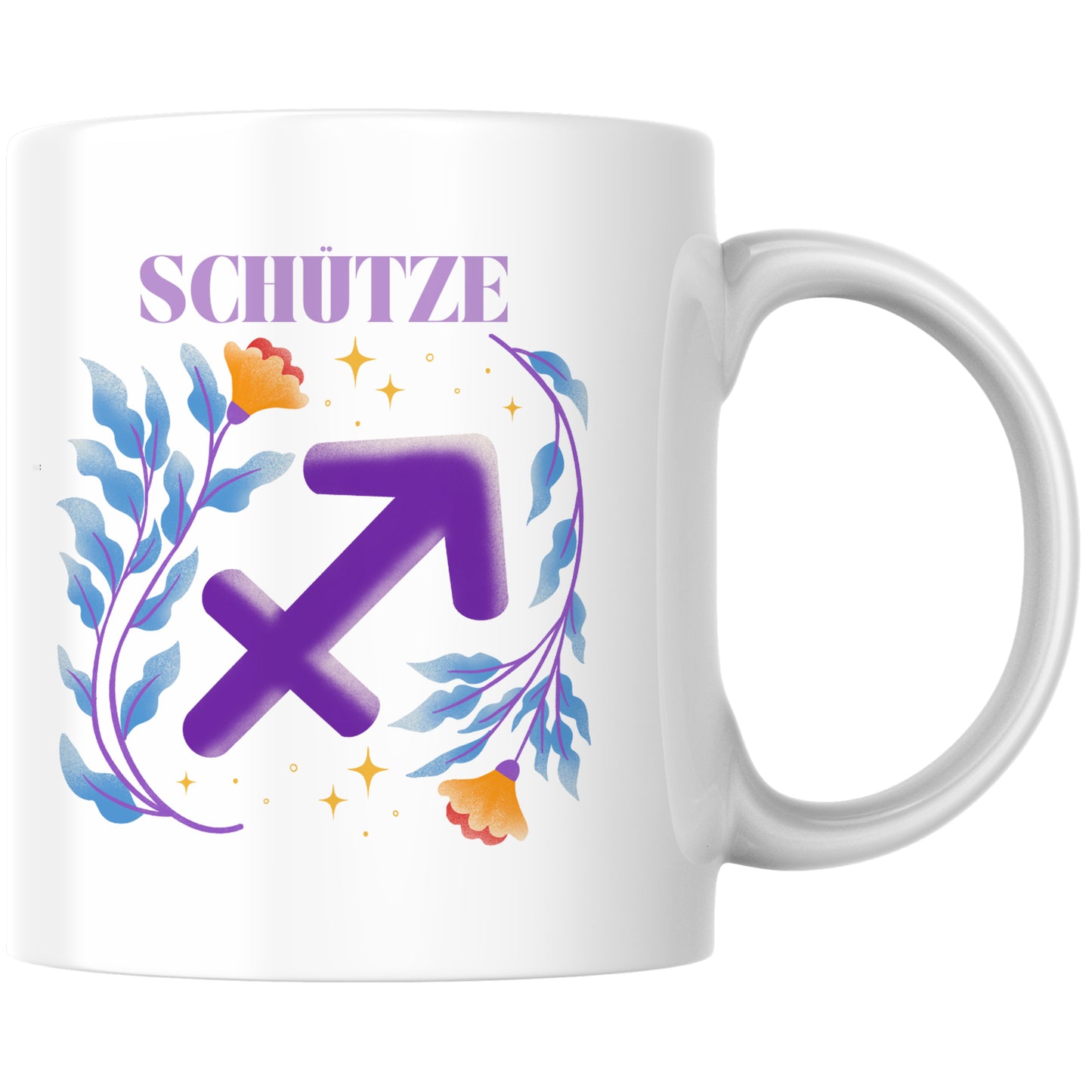 Schütze Sagittarius Sternzeichen Kaffee Tasse