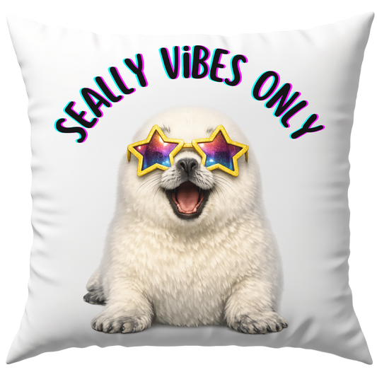 Seally Vibes Only Robbe Deko Kissen