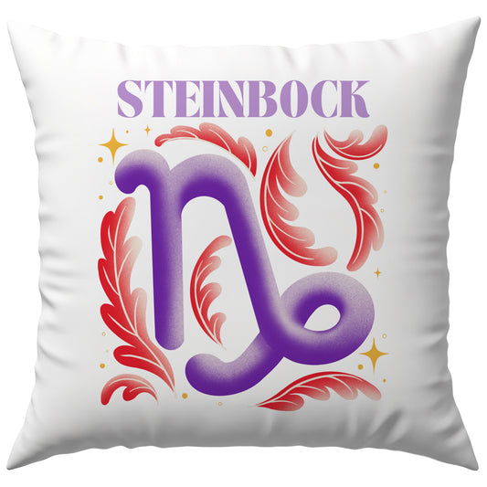 Steinbock Capricorn Sternzeichen Deko Kissen