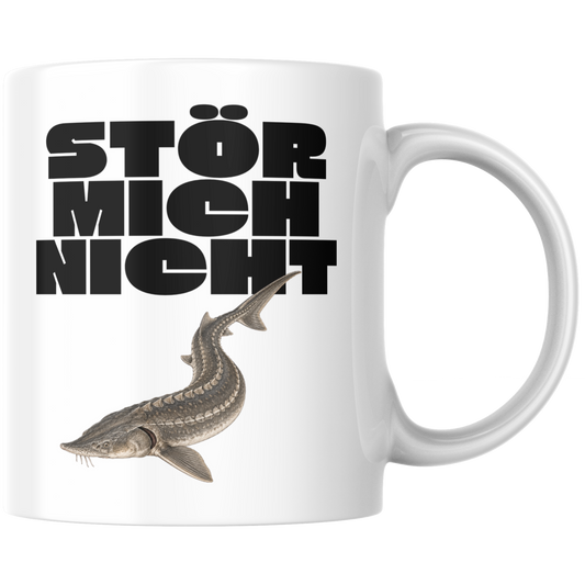 Stör Mich Nicht Wortspiel Fisch Kaffee Tasse