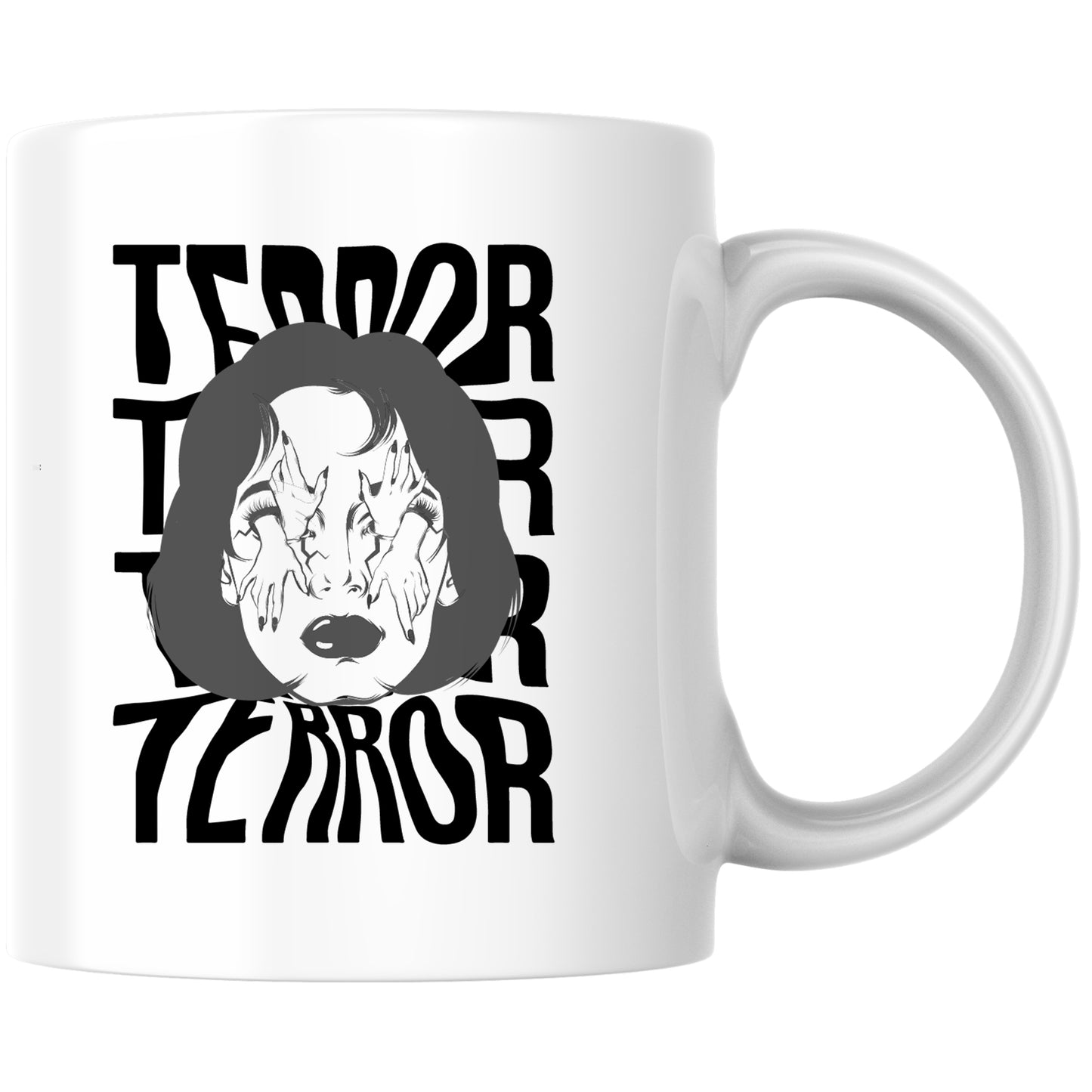 Terror Surrealismus Horror Kaffee Tasse