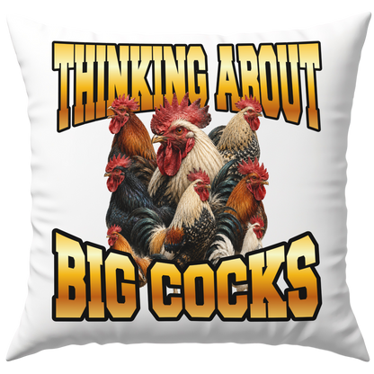 Thinking About Big Cocks Deko Kissen