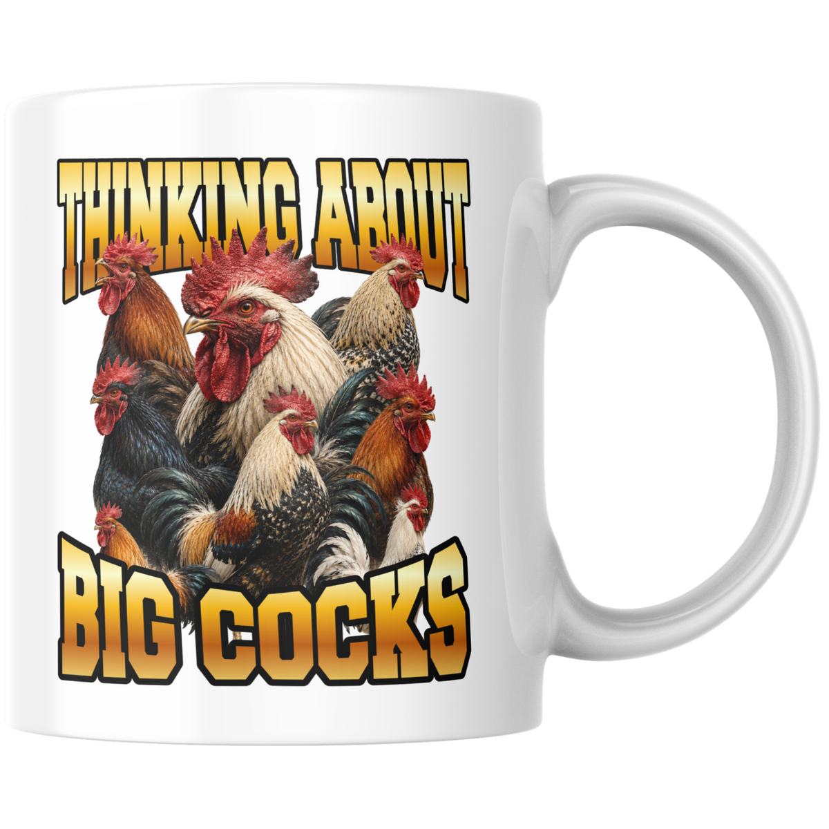 Thinking About Big Cocks Kaffee Tasse