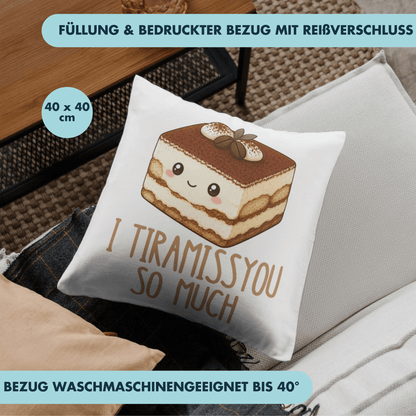 I Tiramissyou So Much Wortspiel Liebe Deko Kissen