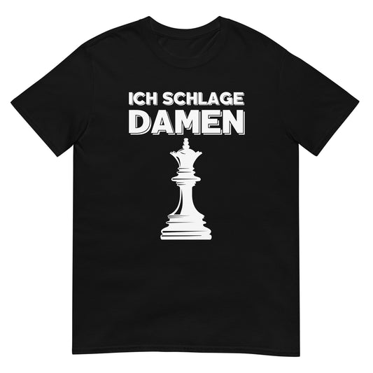 Ich schlage Damen Schach T-Shirt