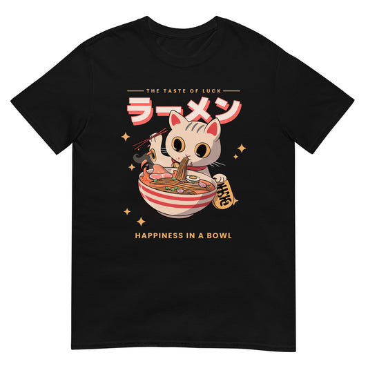 Ramen Maneki-neko Glückskatze T-Shirt