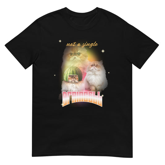 Not a single braincell retro Katze T-Shirt