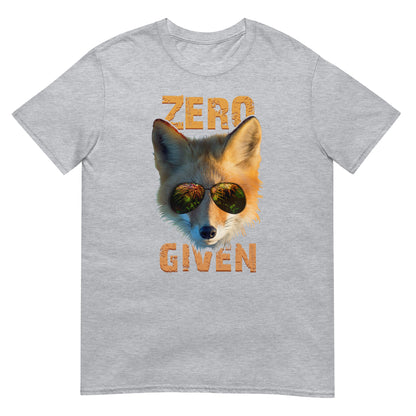 Zero Fox Given Wortspiel T-Shirt
