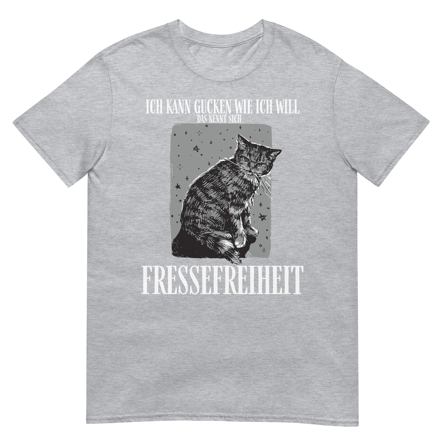 Ich kann gucken wie ich will das nennt sich Fressefreiheit T-Shirt