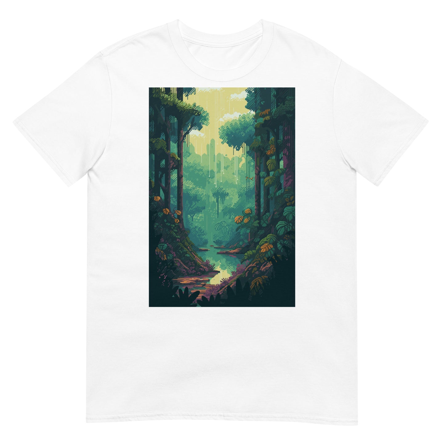 64-Bit Pixel Jungle T-Shirt