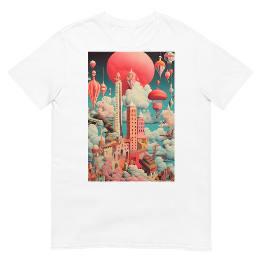 Wolkenstadt Surrealismus T-Shirt