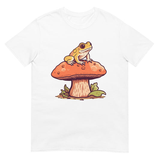 Frosch auf Pilz T-Shirt