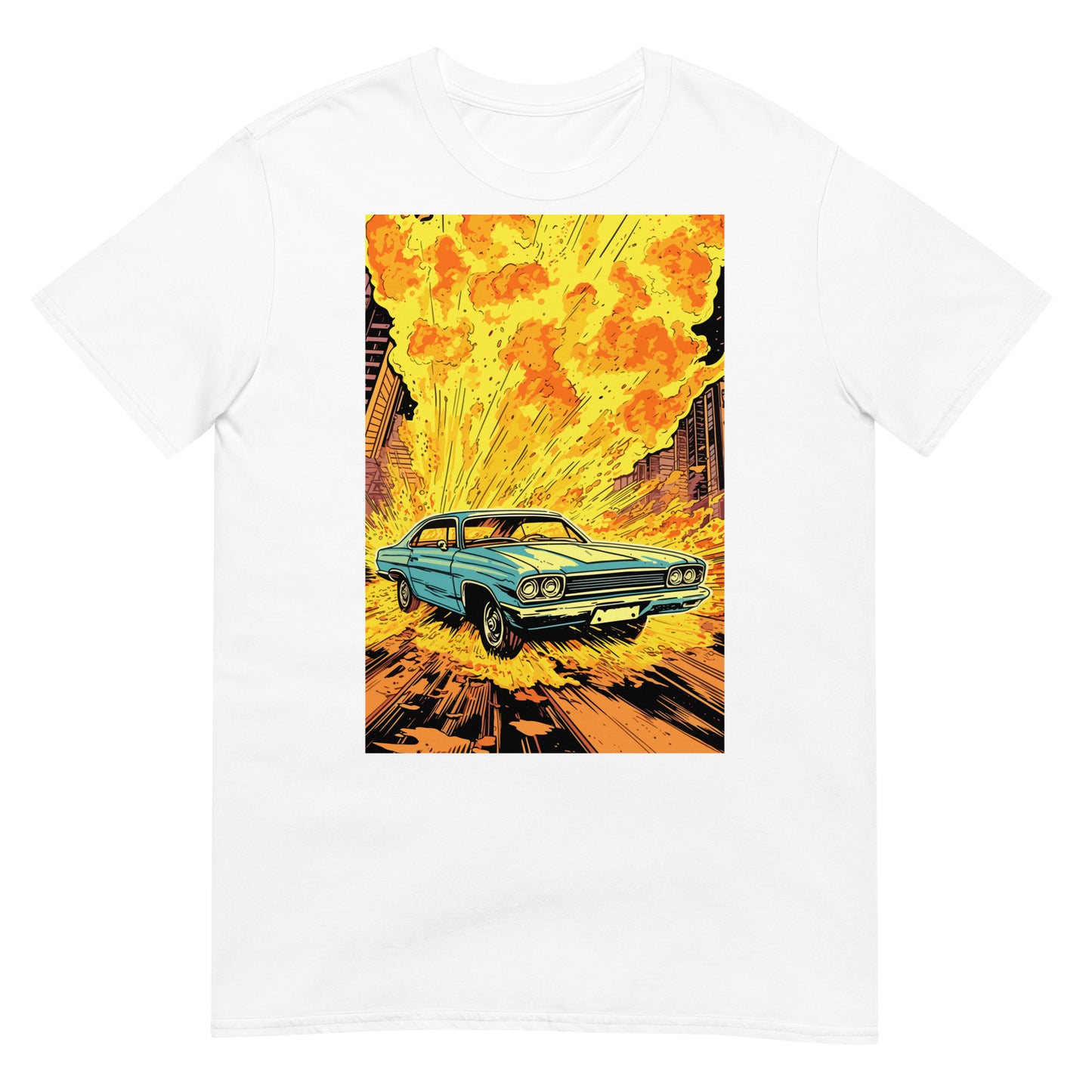 Auto Explosion Retro T-Shirt