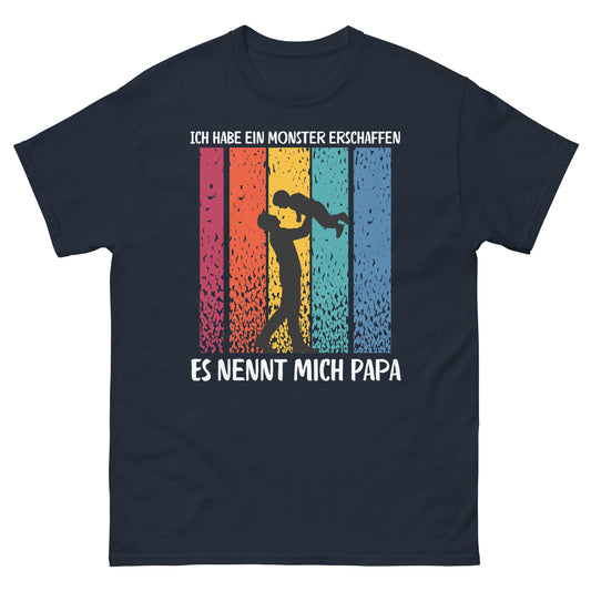 Ich habe ein Monster erschaffen Papa Vater T-Shirt