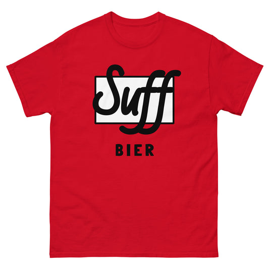 Suff Bier Cartoon Parodie T-Shirt