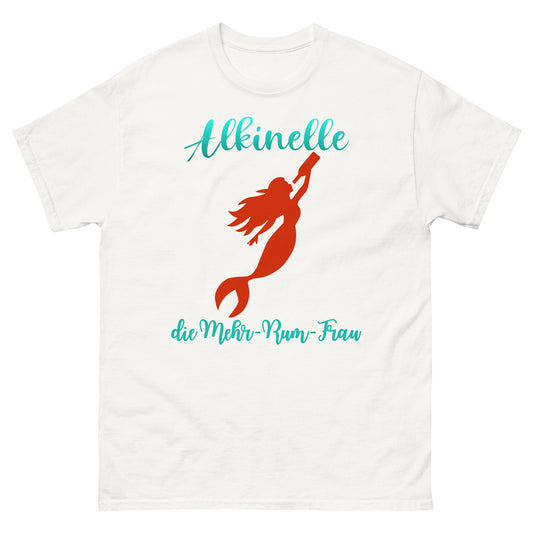 Alkinelle die Meer-Rum-Frau T-Shirt