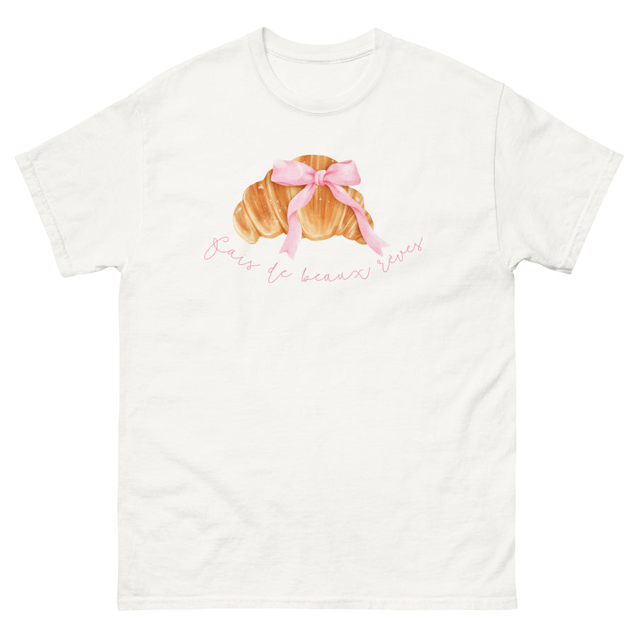 Fais De Beaux Rêves Croissant T-Shirt