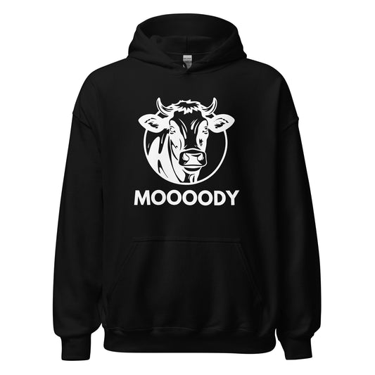 Moody Kuh Hoodie Kapuzenpullover