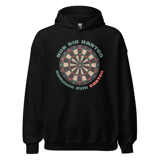 Nur die Harten kommen zum Darten Dart Hoodie Kapuzenpullover