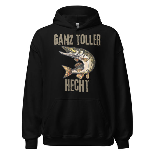 Ganz toller Hecht Angler Hoodie Kapuzenpullover