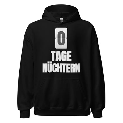 0 Tage Nüchtern Saufen Kapuzenpullover