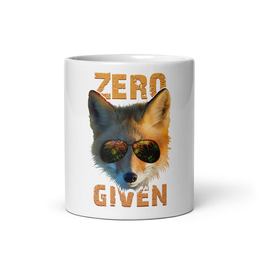 Zero Fox Given Wortspiel Tasse