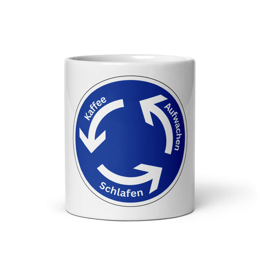 Aufwachen Kaffee Schlafen Kreislauf Tasse