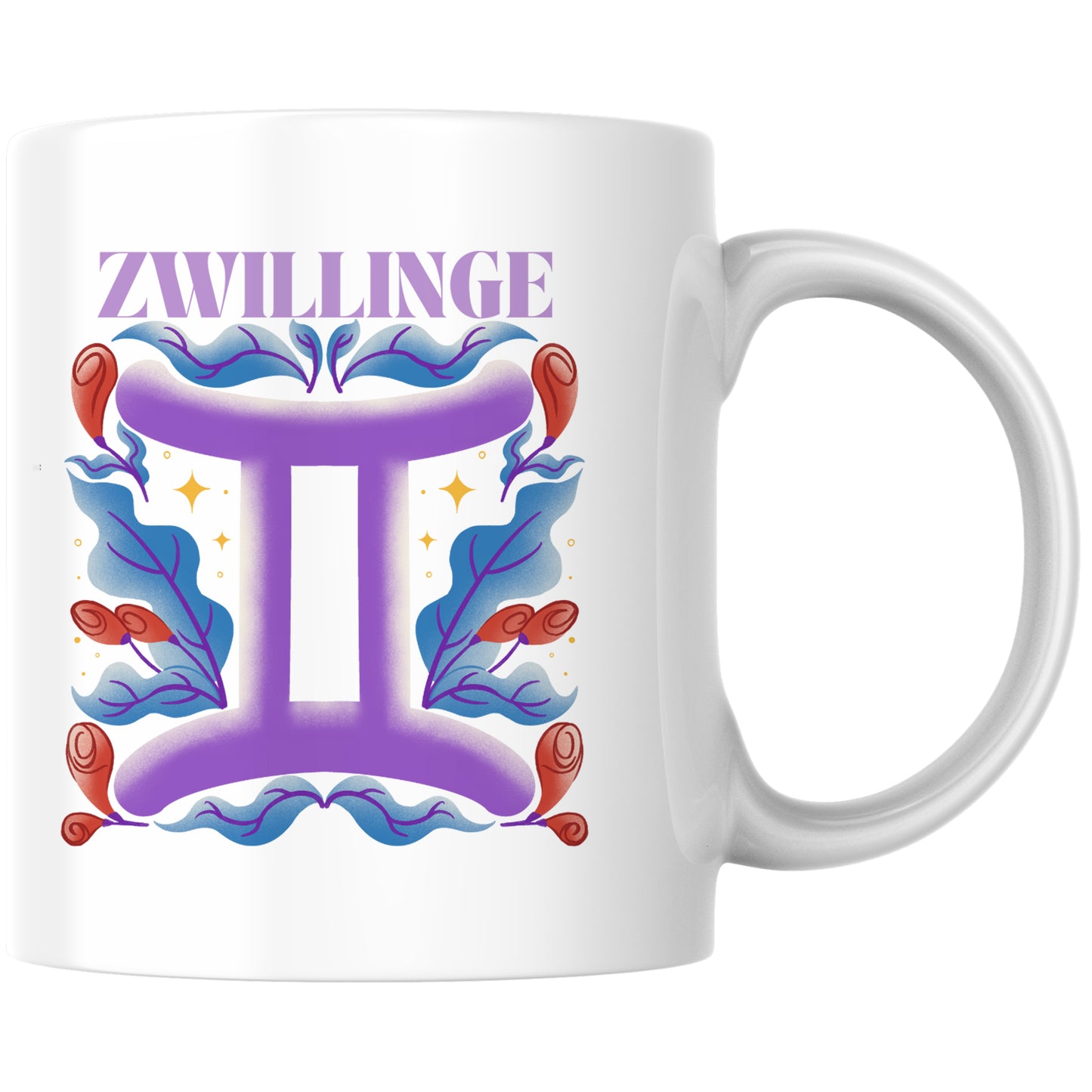 Zwillinge Gemini Sternzeichen Kaffee Tasse